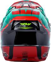 Fly Racing - Fly Racing Toxin Original Helmet - 73-85182X - Red/Teal/Black - 2XL - Image 3
