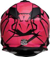 Moose Racing - Moose Racing F.I. Agroid Camo Youth Helmet - 0111-1528 - Pink/Red - Large - Image 2