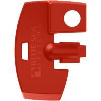 Blue Sea Systems - Blue Sea 7903 Battery Switch Key Lock Replacement - Red - Image 1