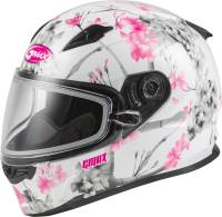 G-Max - G-Max FF-49S Blossom Womens Helmet - F2496855 - White/Pink/Gray - Medium - Image 1