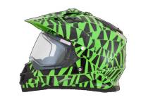 AFX - AFX FX-39DS Snow Dazzle Multi Helmet with Dual Lens Shield - 01210770 - Dazzle Green - Large - Image 1