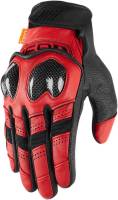 Icon - Icon Contra 2 Gloves - 3301-3712 - Red - 3XL - Image 1