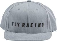 Fly Racing - Fly Racing Fly Logo Hat - 351-0963 - Gray - OSFM - Image 2