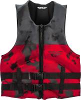 Fly Racing - Fly Racing Neoprene Flotation Vest - 142424-100-010-20 - Red - X-Small - Image 1
