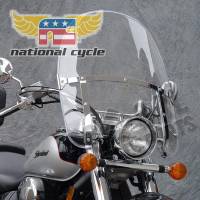 National Cycle - National Cycle Beaded Heavy Duty Windshield - Clear - N2230 - Image 1