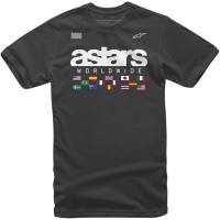 Alpinestars - Alpinestars Nations T-Shirt - 113972260-10-2X - Black - 2XL - Image 1