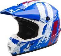G-Max - G-Max MX-46 Patriot Helmet - D3465044 - Red/White/Blue - Small - Image 1