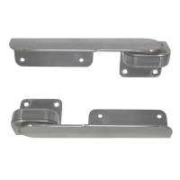 TACO Marine - TACO Command Ratchet Hinges 9-3/8" Polished 316 Stainless Steel - Pair - Image 1