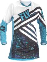 Fly Racing - Fly Racing Kinetic Womens Jersey - 371-621L - Blue/Black - Large - Image 1