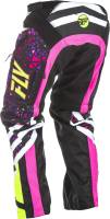Fly Racing - Fly Racing Kinetic Womens Overboot Pants - 371-65913 - Neon Pink/Hi-Vis - 46 - Image 2