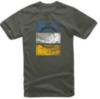 Alpinestars - Alpinestars Burnt Tee Shirt  - 101772026608-S - Military - Small - Image 1