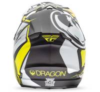Fly Racing - Fly Racing F2 Carbon Dragon Helmet - 73-4042XS - Matte White/Black/Hi Vis Yellow - X-Small - Image 4