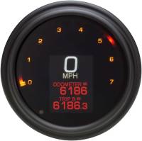 Dakota Digital - Dakota Digital MLX Series Gauge Speedometer/Tachometer - Fatbob - Black - MLX-2011-K - Image 1