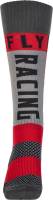 Fly Racing - Fly Racing MX Youth Socks - Thick - 350-0550Y - Red/Gray - OSFM - Image 2