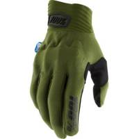 100% - 100% Cognito Smart Shock Knuckles Gloves - 10014-00026 - Green - Medium - Image 1