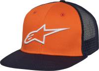 Alpinestars - Alpinestars Corp Trucker Hat - 1025810034070OS - Orange/Navy - OSFM - Image 1