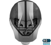 Fly Racing - Fly Racing Formula Origin Helmet - 73-4405-7 - Black/Silver - Large - Image 3