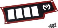 Moose Utility - Moose Utility Small 4 Switch Dash Plate - Right - Red - 2578.0521-1700 - Image 2