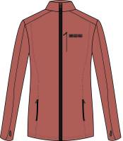 DSG - DSG Performance Fleece Zip Up Womens Jacket - 52155 - Terracota - Small - Image 1