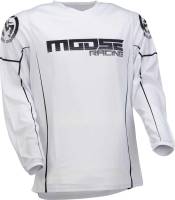 Moose Racing - Moose Racing Qualifier Jersey - 2910-7192 - Black/White - 2XL - Image 1