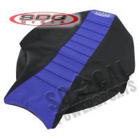 SDG - SDG 9-Pleat Gripper Seat Cover  - Blue/Black - 96345BK - Image 2