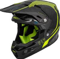 Fly Racing - Fly Racing Formula Carbon Tracer Youth Helmet - 73-4442YL - Hi-Vis/Black - Large - Image 1
