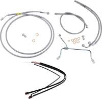 Burly Brand - Burly Brand Handlebar Cable/Line Install Kit - Black - B30-1238 - Image 1