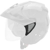 AFX - AFX Side Cover Kit for FX-50 Helmets - Flat Black - 0133-0580 - Image 1