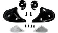 AFX - AFX Side Cover Kit for FX-50 Helmets - Flat Black - 0133-0580 - Image 2