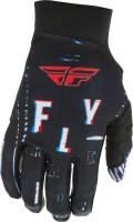 Fly Racing - Fly Racing Pro Lite Glitch Youth Gloves - 372-81605 - Black - 05 - Image 1