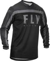Fly Racing - Fly Racing F-16 Youth Jersey - 373-920YX - Black/Gray - X-Large - Image 1