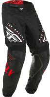 Fly Racing - Fly Racing Kinetic K220 Youth Pants - 373-53318 - Red/Black/White - 18 - Image 1