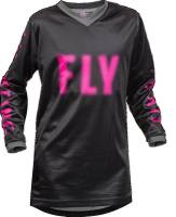 Fly Racing - Fly Racing F-16 Youth Jersey - 376-221YX - Black/Pink - X-Large - Image 1