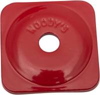 Woodys - Woodys Square Grand Digger Aluminum Support Plates - 5/16in. - Red (48pk.) - ASG-3790-48 - Image 1