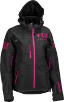 Fly Racing - Fly Racing Carbon Womens Jacket - 470-4502XS - Black/Pink - X-Small - Image 1