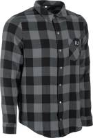 Fly Racing - Fly Racing Fly Tek Flannel - 354-63902X - Black/Gray - 2XL - Image 1