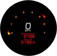 Dakota Digital - Dakota Digital MLX Series Gauge Speedometer/Tachometer - Fatbob - Black - MLX-2004-K - Image 3