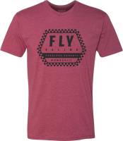 Fly Racing - Fly Racing Fly Track T-Shirt - 352-0042L - Red - Large - Image 1