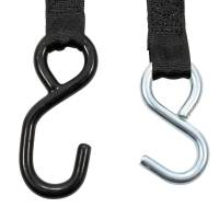 Camco - Camco Retractable Tie Down Straps - 1" Width 6&#39; Dual Hooks - Image 5