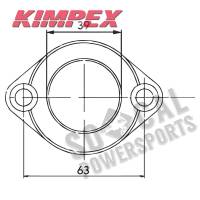 Kimpex - Kimpex Carburetor Adapter Mounting Flange - 07-100-06 - Image 2