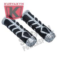 Kuryakyn - Kuryakyn Spear Grips - Chrome/Black - 5635 - Image 3