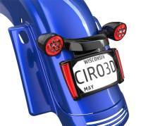 Ciro - Ciro LED License Plate Frames - Black Housing/Red LEDs/Red Lenses - 40302 - Image 2
