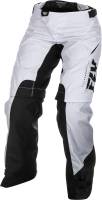 Fly Racing - Fly Racing Lite Over the Boot Womens Pants - 372-65405 - White/Black - 3/4 - Image 2