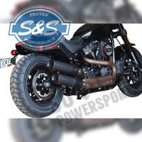S&S Cycle - S&S Cycle Grand National Slip-On Muffler - Black Ceramic - 550-0734 - Image 2