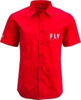 Fly Racing - Fly Racing Fly Pit Shirt - 352-6215X - Red - X-Large - Image 1