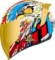 Icon - Icon Airflite Freedom Spitter Helmet - 0101-13924 - Gold - X-Small - Image 3
