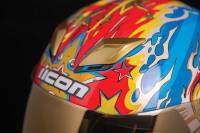 Icon - Icon Airflite Freedom Spitter Helmet - 0101-13924 - Gold - X-Small - Image 7