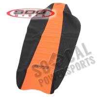 SDG - SDG 9-Pleat Gripper Seat Cover  - Orange/Black - 96358OK - Image 2