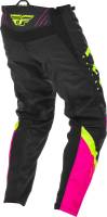 Fly Racing - Fly Racing F-16 Youth Pants - 373-93626 - Neon Pink/Black/Hi-Vis - 26 - Image 3