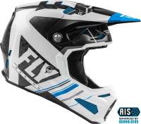 Fly Racing - Fly Racing Formula Vector Helmet - 73-44102X - Blue/White/Black - 2XL - Image 4